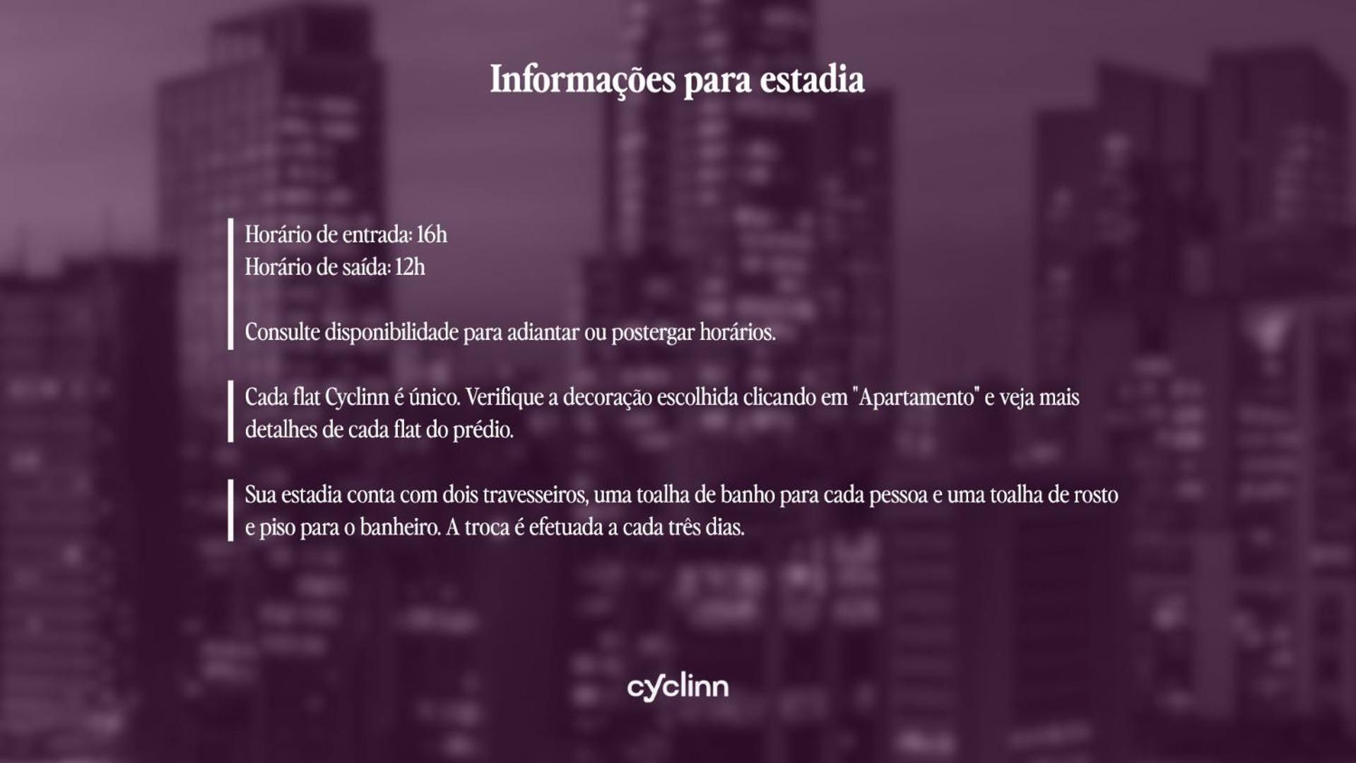 Apartment Cyclinn Pinheiros *